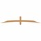 Ekena Millwork Bellingham Timber Gable Bracket, Western Red Cedar, 84"W x 14"H x 3 1/2"D x 3 1/2"F, 4/12 Pitch GBW084X14X0404BEL00SWR - alternate 1
